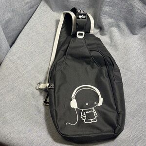 Black Music Graphic Belt Bag